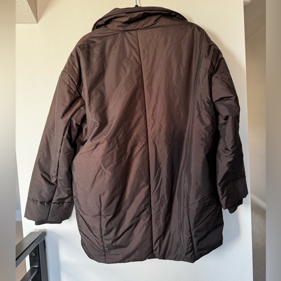 NWT Anthropologie Maeve Padded Cocoon Blazer Powder Cocoa Brown XS - Picture 6 of 16